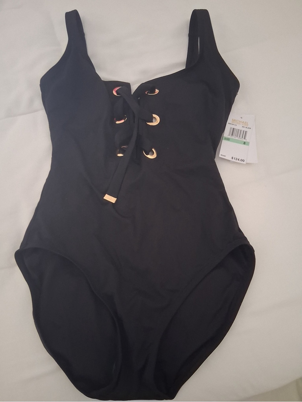Michael Kors Black One-Piece Swimsuit-NWT